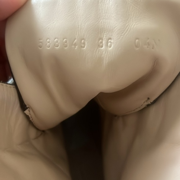 Gucci Tweed Combat Boots - excellent condition- Black and White - Picture 5 of 6